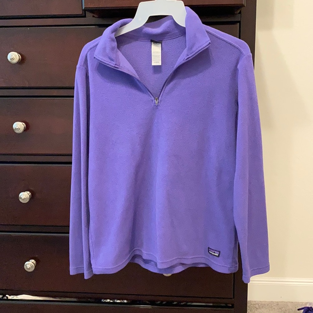 Patagonia purple pullover